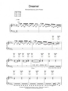 page one of Dreamer (Piano, Vocal & Guitar Chords)