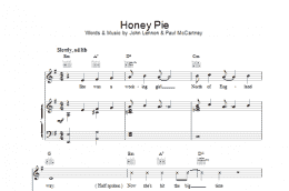 page one of Honey Pie (Piano, Vocal & Guitar Chords)