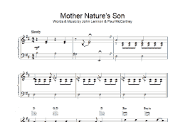 page one of Mother Nature's Son (Piano, Vocal & Guitar Chords)