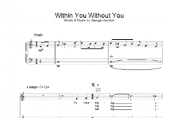 page one of Within You Without You (Piano, Vocal & Guitar Chords)