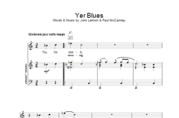 page one of Yer Blues (Piano, Vocal & Guitar Chords)