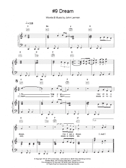 page one of #9 Dream (Piano, Vocal & Guitar Chords)