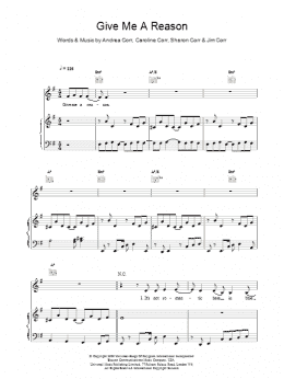 page one of Give Me A Reason (Piano, Vocal & Guitar Chords)