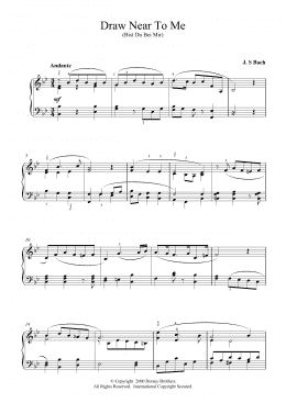 page one of Draw Near to Me (Piano Solo)