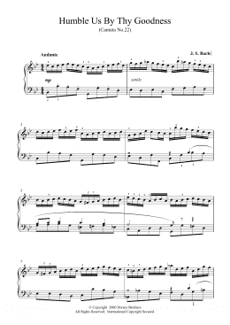 page one of Humble Us By Thy Goodness (Piano Solo)
