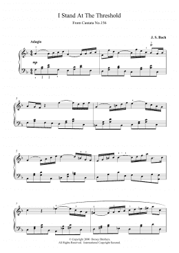 page one of I Stand At The Threshold (Piano Solo)