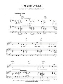 page one of The Look Of Love (Piano, Vocal & Guitar Chords (Right-Hand Melody))