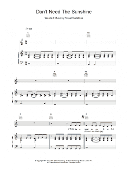 page one of Don't Need The Sunshine (Piano, Vocal & Guitar Chords)