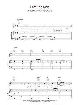 page one of I Am The Mob (Piano, Vocal & Guitar Chords)