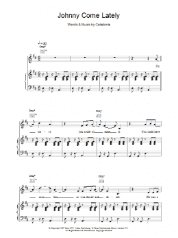 page one of Johnny Come Lately (Piano, Vocal & Guitar Chords)