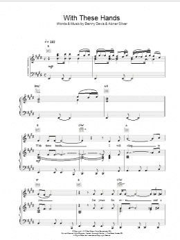 page one of With These Hands (Piano, Vocal & Guitar Chords)