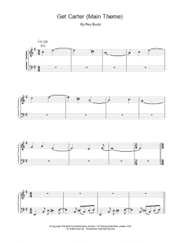page one of Get Carter (Main Theme) (Piano Solo)