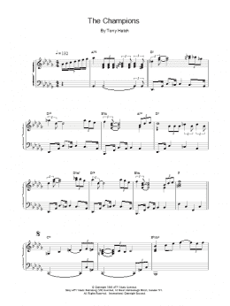 page one of The Champions (Piano Solo)