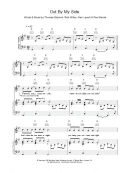 page one of Out By My Side (Piano, Vocal & Guitar Chords)