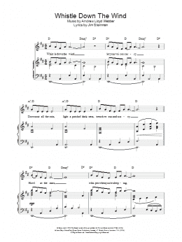 page one of Whistle Down The Wind (Piano, Vocal & Guitar Chords (Right-Hand Melody))