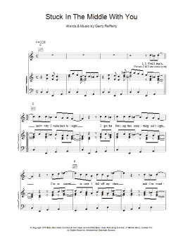 page one of Stuck In The Middle With You (Piano, Vocal & Guitar Chords)