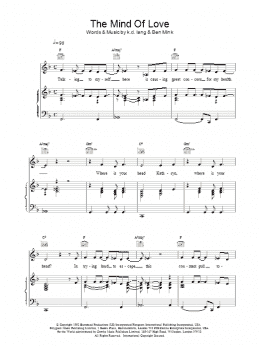 page one of The Mind of Love (Piano, Vocal & Guitar Chords)