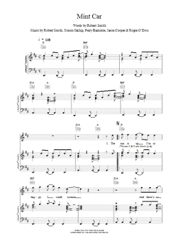 page one of Mint Car (Piano, Vocal & Guitar Chords)