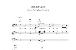 page one of Miracle Cure (Piano, Vocal & Guitar Chords)