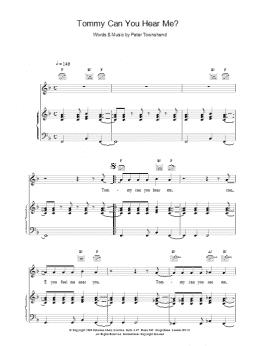 page one of Tommy Can You Hear Me (Piano, Vocal & Guitar Chords)