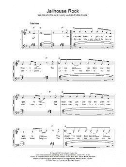 page one of Jailhouse Rock (Easy Piano)