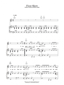page one of Floor Show (Piano, Vocal & Guitar Chords)