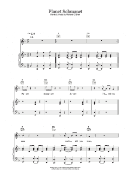page one of Planet Schmanet Janet (Piano, Vocal & Guitar Chords)