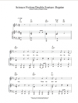 page one of Science Fiction / Double Feature (Reprise) (Piano, Vocal & Guitar Chords)