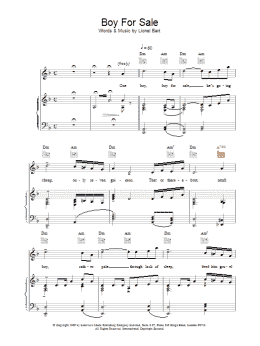 page one of Boy For Sale (Piano, Vocal & Guitar Chords)
