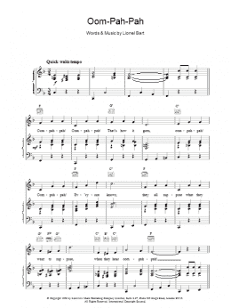 page one of Oom-Pah-Pah (Piano, Vocal & Guitar Chords (Right-Hand Melody))