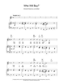 page one of Who Will Buy? (Piano, Vocal & Guitar Chords)