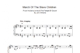 page one of March Of The Slave Children (Piano Solo)