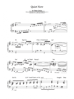page one of Quiet Now (Piano Solo)