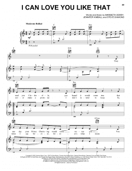 page one of I Can Love You Like That (Piano, Vocal & Guitar Chords (Right-Hand Melody))