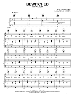 page one of Bewitched (Piano, Vocal & Guitar Chords (Right-Hand Melody))