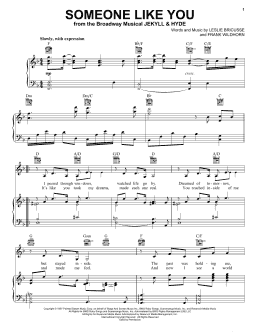 page one of Someone Like You (Piano, Vocal & Guitar Chords (Right-Hand Melody))