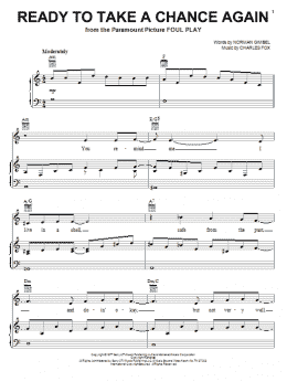 page one of Ready To Take A Chance Again (Love Theme) (from Foul Play) (Piano, Vocal & Guitar Chords (Right-Hand Melody))