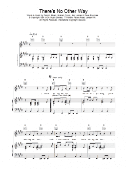 page one of There's No Other Way (Piano, Vocal & Guitar Chords)