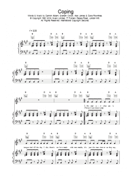 page one of Coping (Piano, Vocal & Guitar Chords)