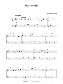 page one of Pleasantville (Piano Solo)
