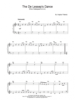 page one of The De Lessop's Dance (Piano Solo)