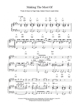 page one of Making The Most Of (Piano, Vocal & Guitar Chords)