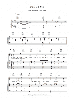page one of Roll To Me (Piano, Vocal & Guitar Chords)