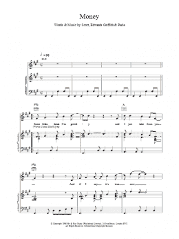 page one of Money (Piano, Vocal & Guitar Chords)