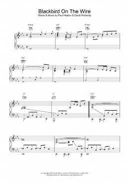 page one of Blackbird On The Wire (Piano, Vocal & Guitar Chords)