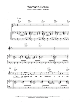 page one of Woman's Realm (Piano, Vocal & Guitar Chords)