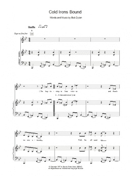 page one of Cold Irons Bound (Piano, Vocal & Guitar Chords)