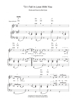 page one of 'Til I Fell In Love With You (Piano, Vocal & Guitar Chords)