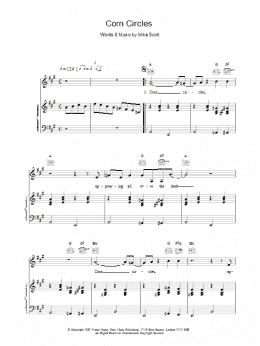 page one of Corn Circles (Piano, Vocal & Guitar Chords)