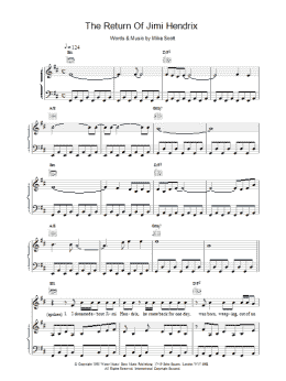 page one of The Return Of Jimi Hendrix (Piano, Vocal & Guitar Chords)